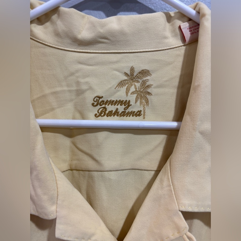 Tommy Bahama 100% Silk Short Sleeve Button Up Big and Tall Size 3XB - Picture 6 of 6
